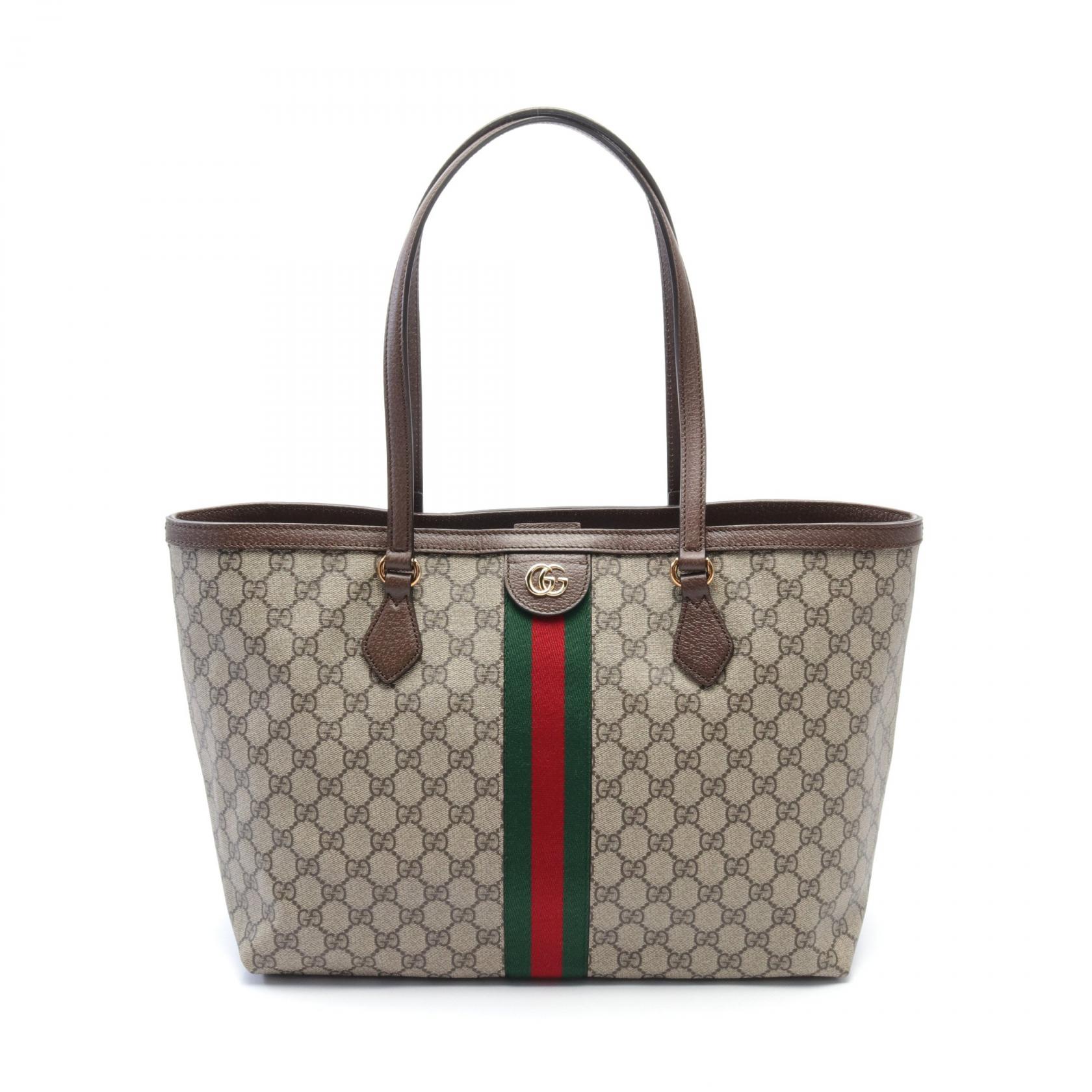 【10%OFFクーポン 7/21 10時~7/26 9:59】グッチ GUCCI ミディアムトート GGスプリーム トートバッグ バッグ PVCコーティングキャンバス レザー ベージュ系 / ブラウン系 / マルチカラー 63168596IWB8745 【新品】|RECLO(リクロ)店