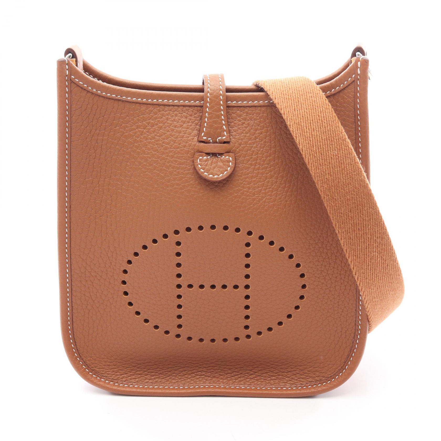 エルメス HERMES エヴリンTPM アマゾン ゴールド ショルダーバッグ バッグ トリヨンクレマンス トリヨンクレマンス ブラウン系 【中古】|RECLO(リクロ)店