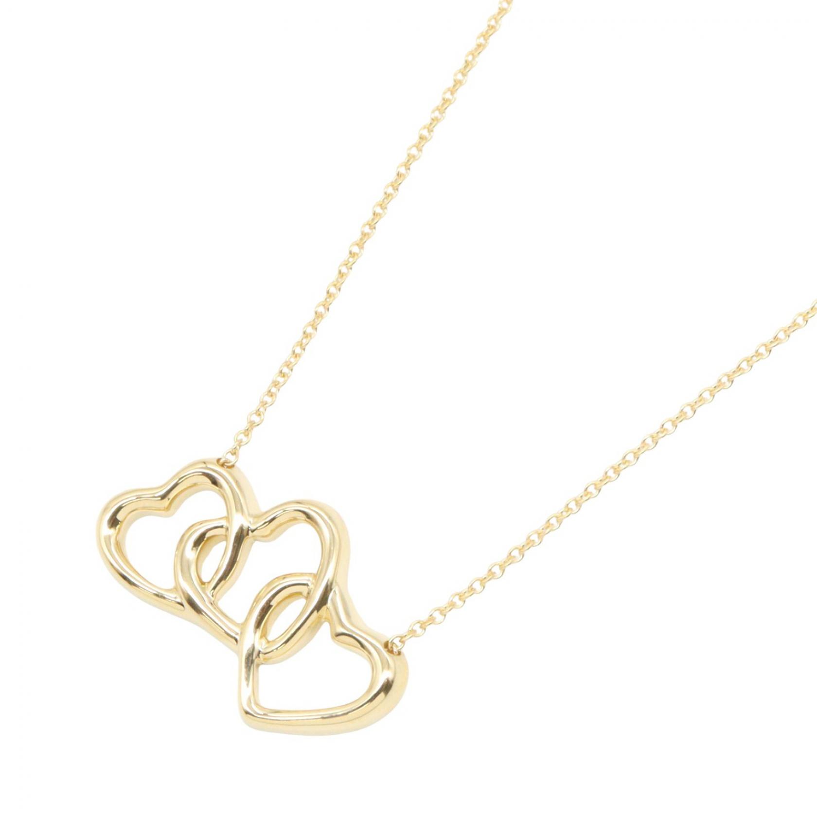 【10%OFFクーポン 7/21 10時~7/26 9:59】ティファニー TIFFANY&CO トリプルハート ネックレス ネックレス ジュエリー K18(イエローゴールド) ゴールド系 【中古】|RECLO(リクロ)店