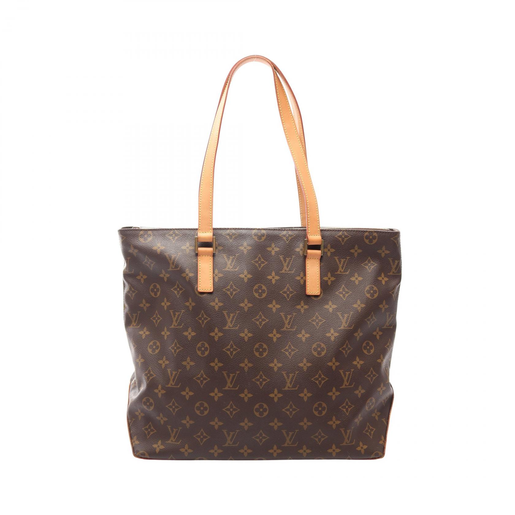 ルイ・ヴィトン LOUIS VUITTON カバメゾ モノグラム トートバッグ バッグ PVCコーティングキャンバス レザー ブラウン系 M51151 【中古】｜RECLO（リクロ）店
