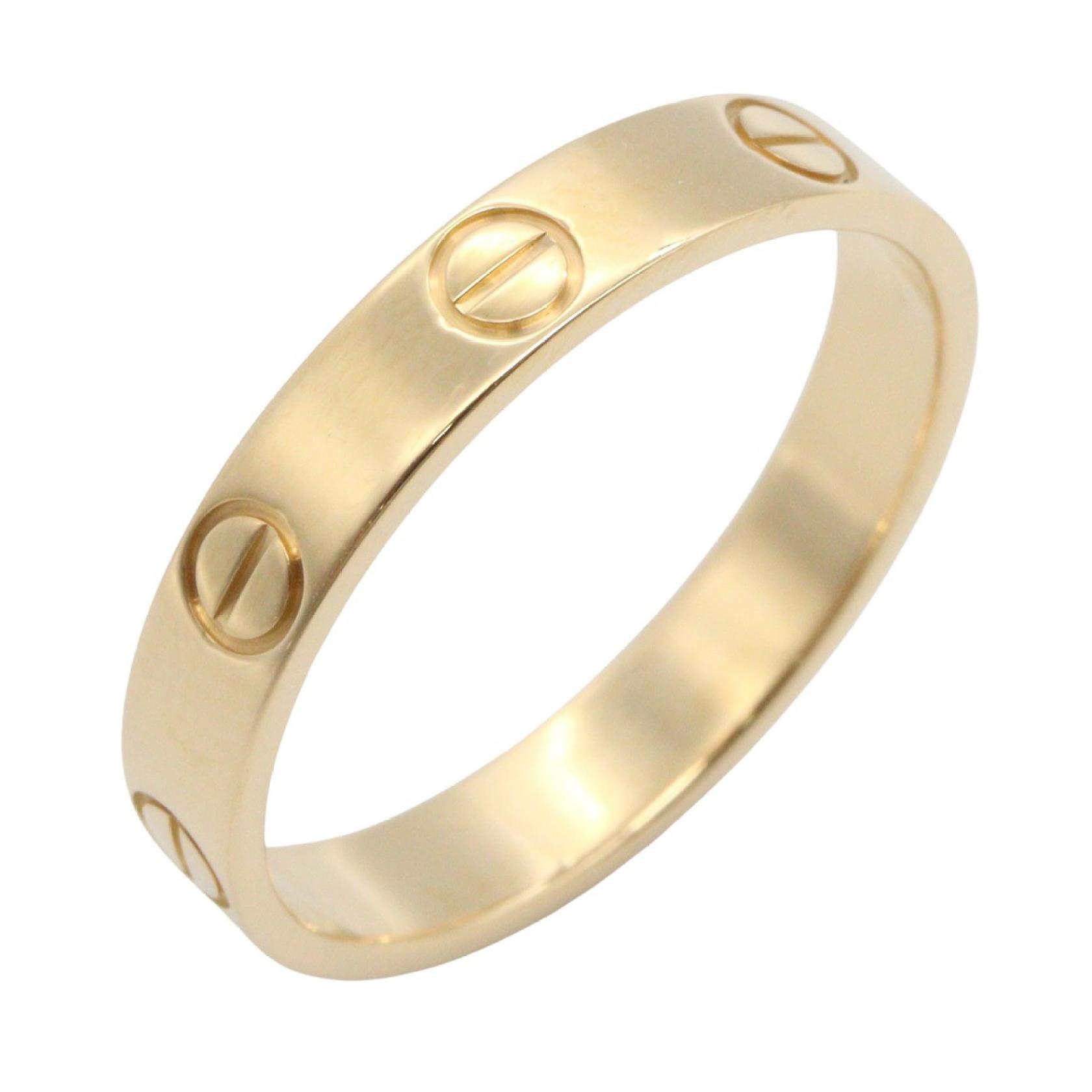【全品ポイント11倍｜7/30 0:00-23:59】カルティエ CARTIER ミニラブリング リング・指輪 ジュエリー K18（イエローゴールド） ゴールド系 B4085000 【中古】｜RECLO（リクロ）店