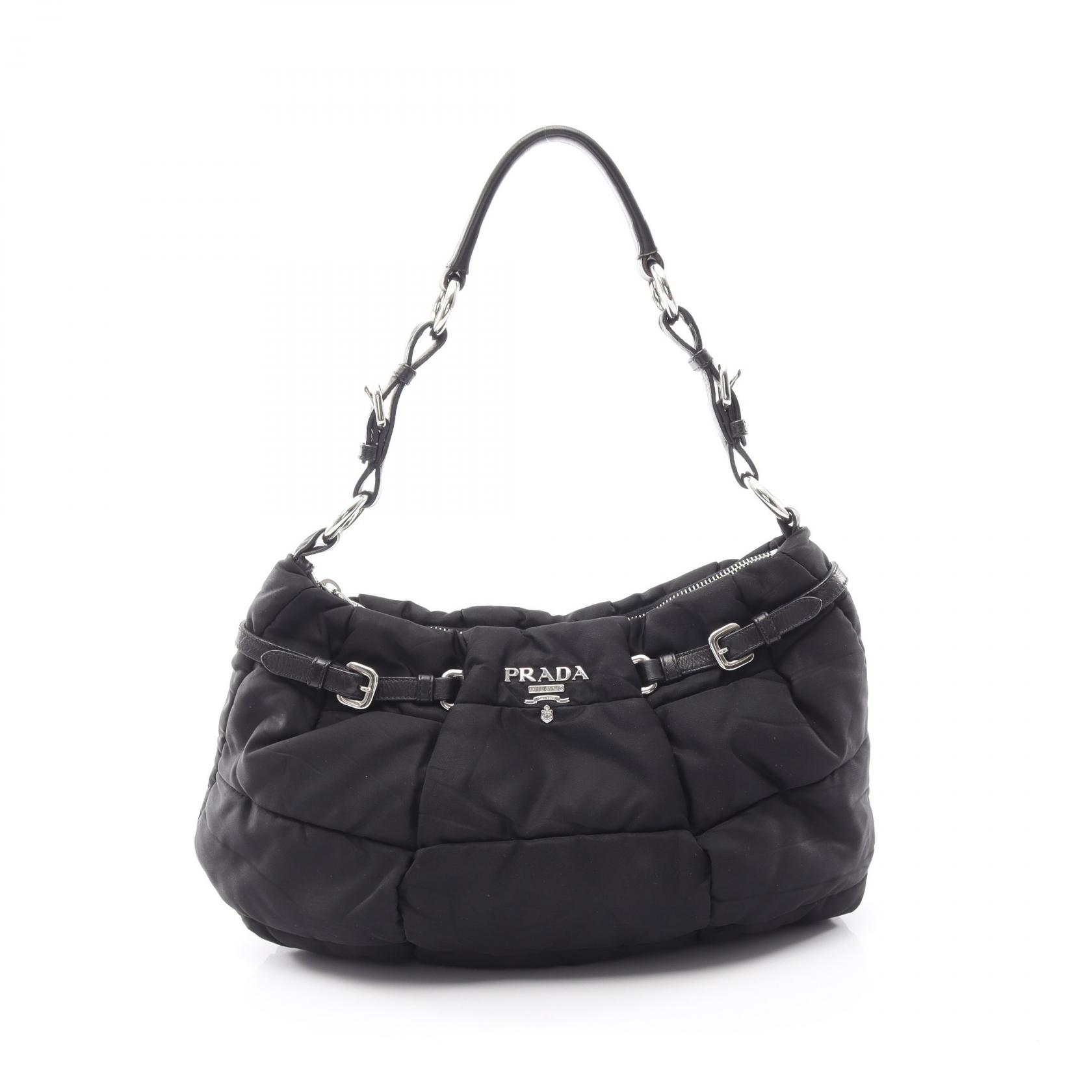 プラダ PRADA TESSUTO MICRO ショルダーバッグ バッグ ナイロン ブラック系 BN1704 【中古】｜RECLO（リクロ）店