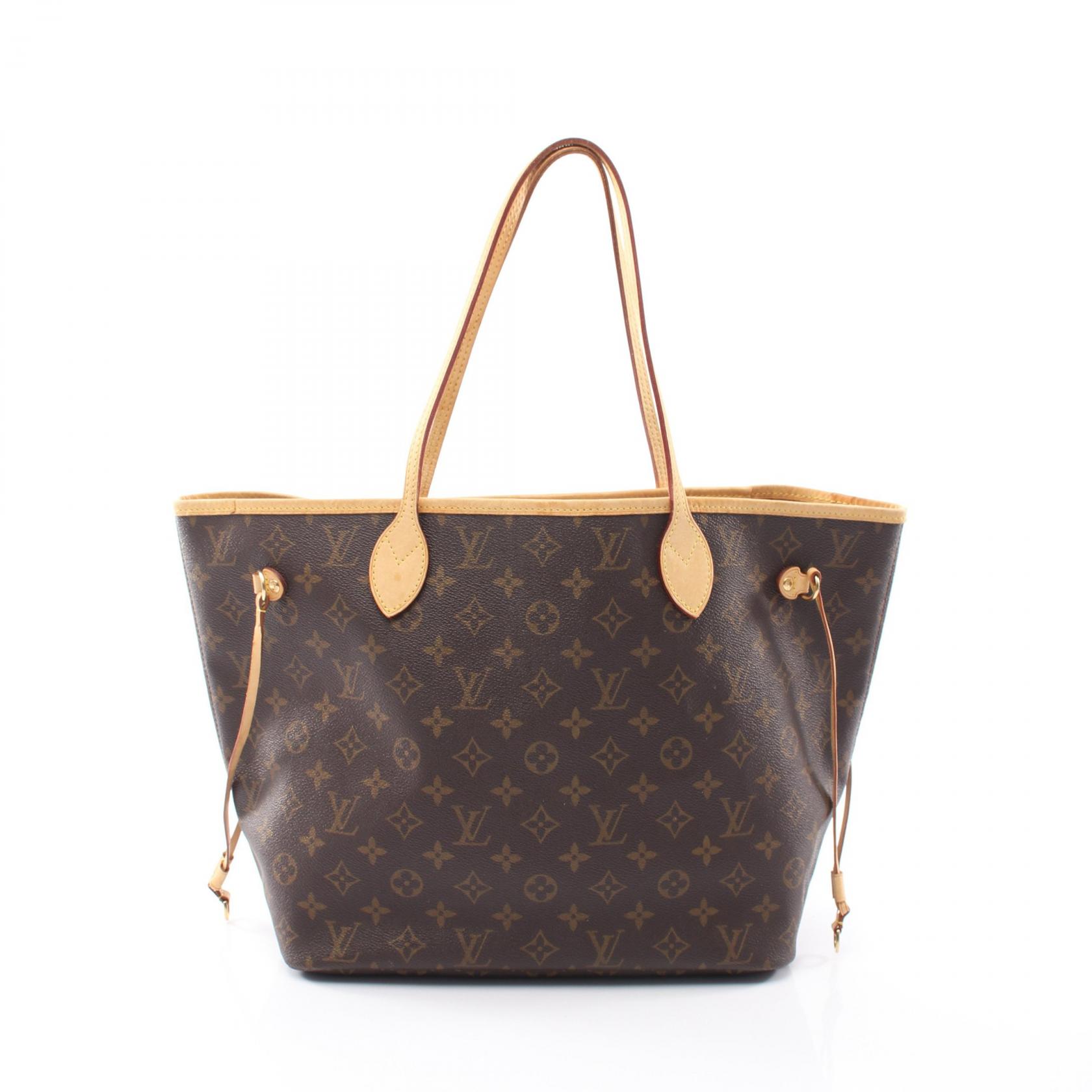 【10%OFFクーポン 7/21 10時~7/26 9:59】ルイ・ヴィトン LOUIS VUITTON ネヴァーフルMM トートバッグ バッグ PVCコーティングキャンバス レザー モノグラム ブラウン系 M40156 【中古】|RECLO(リクロ)店
