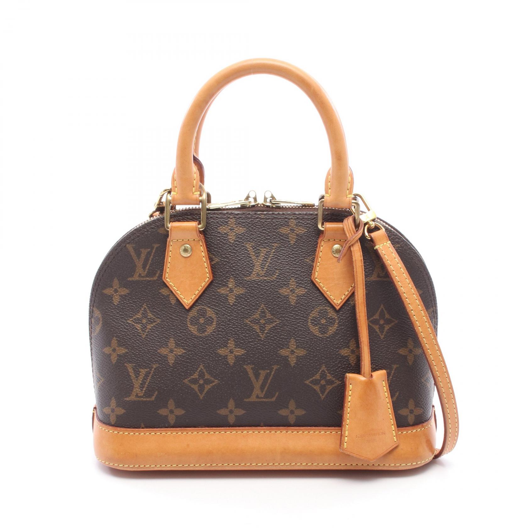 【全品ポイント11倍｜7/30 0:00-23:59】ルイ・ヴィトン LOUIS VUITTON アルマBB 2WAY ハンドバッグ バッグ PVCコーティングキャンバス レザー モノグラム ブラウン系 M53152 【中古】｜RECLO（リクロ）店