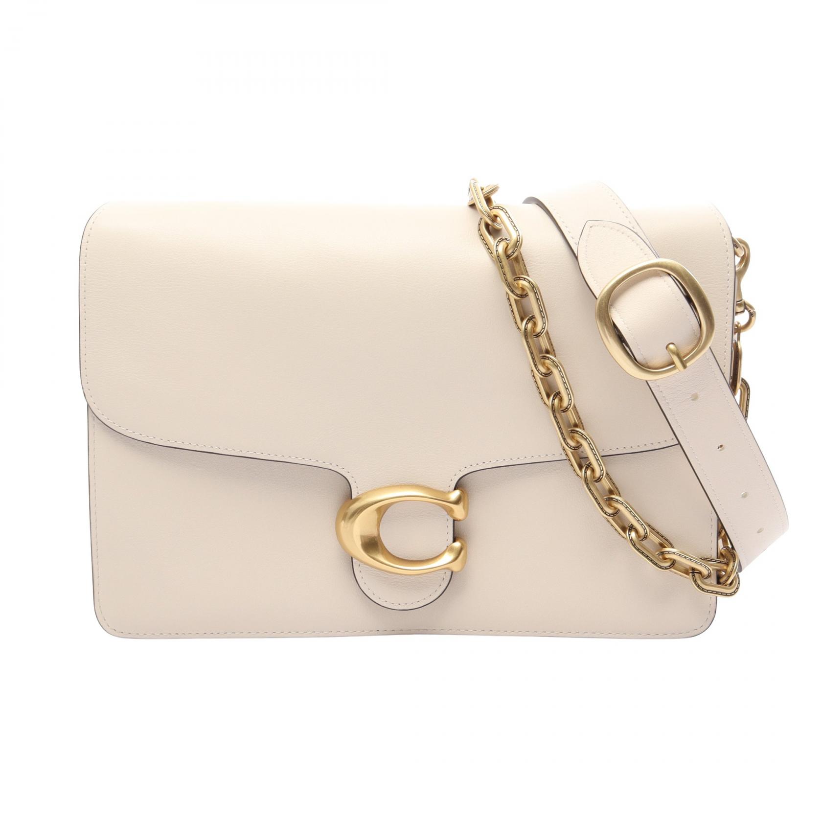 コーチ COACH チェーン タビー ショルダーバッグ30 2WAY ショルダーバッグ バッグ レザー ホワイト系 CY920 【中古】｜RECLO（リクロ）店