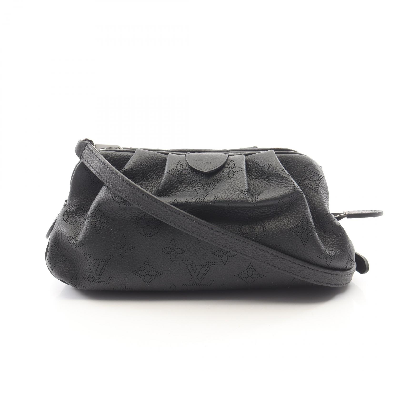 【10%OFFクーポン 7/12 10時～7/26 9:59】ルイ・ヴィトン LOUIS VUITTON スカラ ミニ マヒナ ノワール ショルダーバッグ バッグ レザー ブラック系 M80093 【中古】｜RECLO（リクロ）店