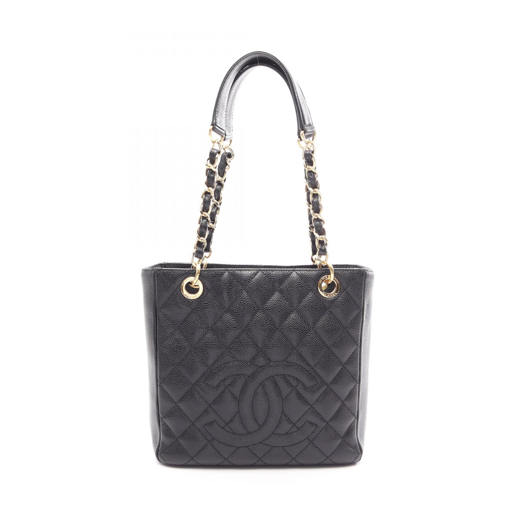 シャネル CHANEL マトラッセ PST トートバッグ バッグ キャビアスキン(グレインドカーフ) ブラック系 A50994 【中古】｜RECLO（リクロ）店