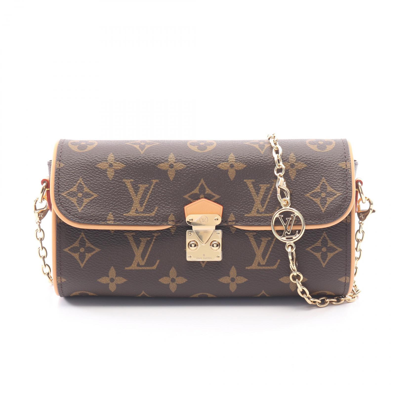 【10%OFFクーポン 7/21 10時～7/26 9:59】ルイ・ヴィトン LOUIS VUITTON ポシェット カミーユ ショルダーバッグ バッグ PVCコーティングキャンバス レザー モノグラム ブラウン系 M13566 【中古】｜RECLO（リクロ）店