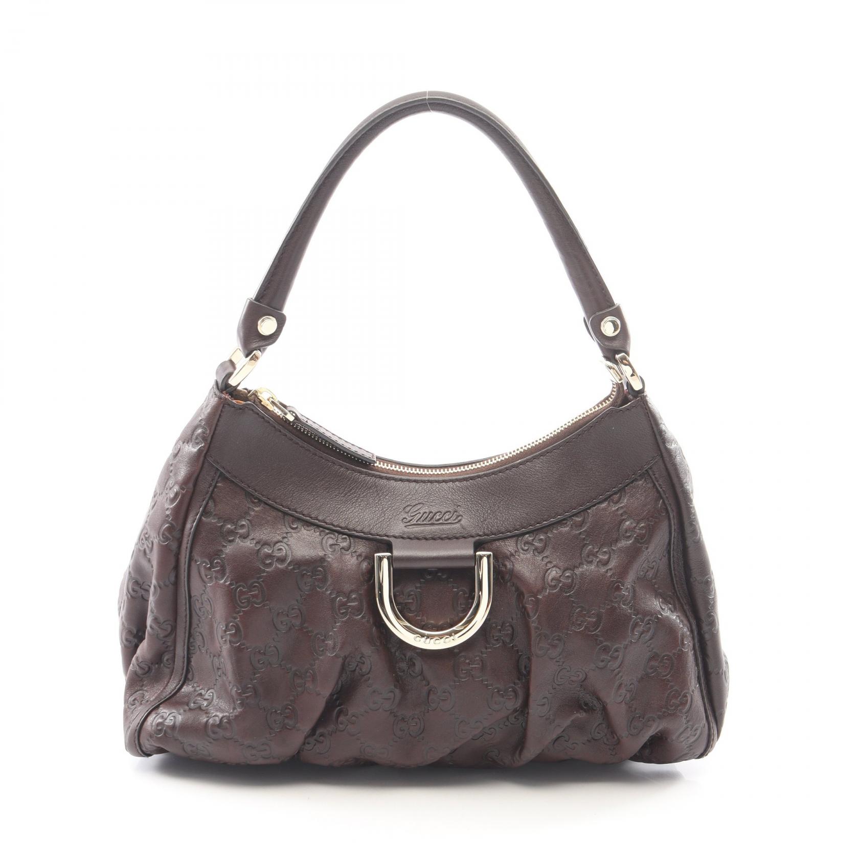 【10%OFFクーポン 7/21 10時～7/26 9:59】グッチ GUCCI アビー グッチシマ ショルダーバッグ バッグ レザー ブラウン系 190525 【中古】｜RECLO（リクロ）店 66,550円