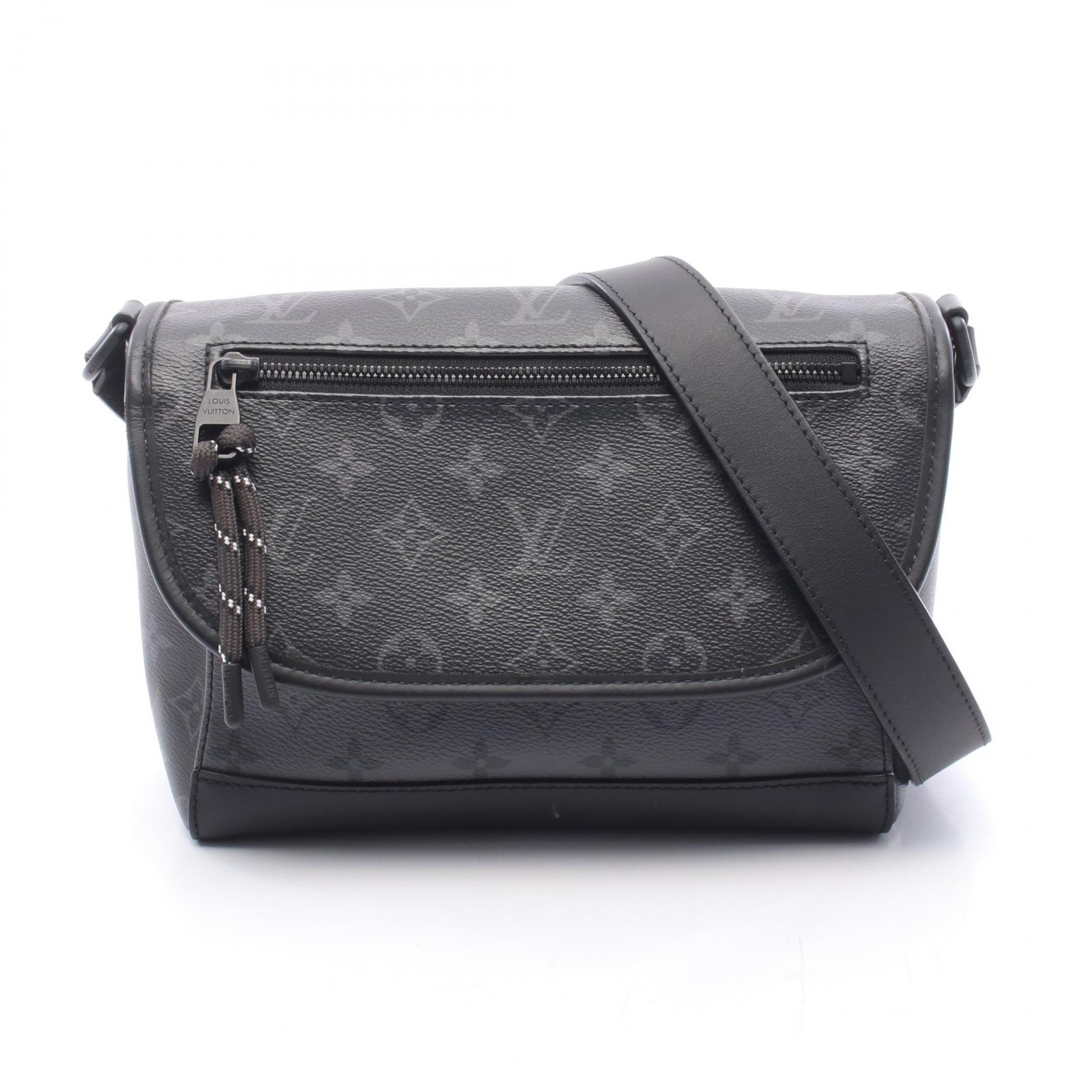 ルイ・ヴィトン LOUIS VUITTON パルス メッセンジャー ショルダーバッグ バッグ PVCコーティングキャンバス レザー モノグラム・エクリプスリバース ブラック系 / グレー系 M12681 【中古】｜RECLO（リクロ）店