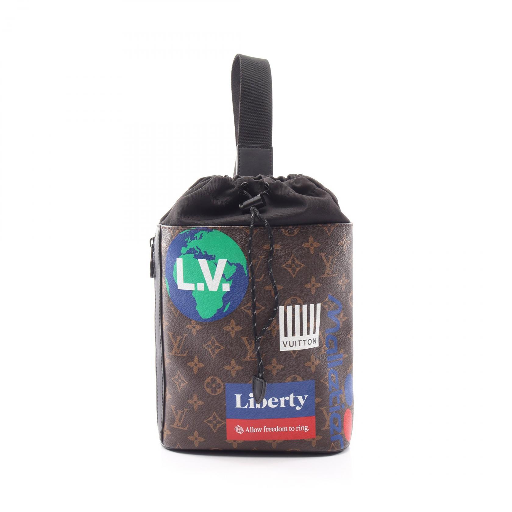 【10%OFFクーポン 7/18 0時～7/21 9:59】ルイ・ヴィトン LOUIS VUITTON チョーク スリングバッグ モノグラム ウエストバッグ ボディバッグ バッグ PVCコーティングキャンバス レザー ブラウン系 / マルチカラー M44625 【中古】｜RECLO（リクロ）店