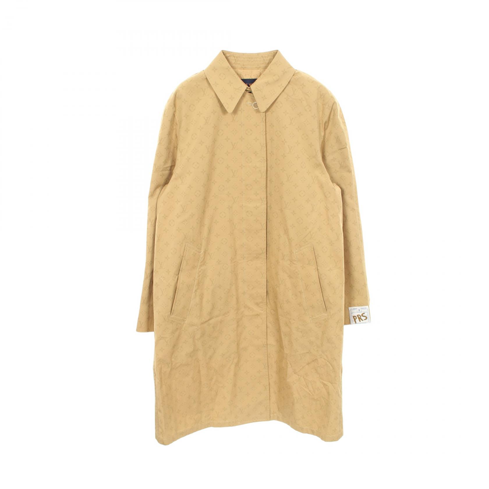 【10%OFFクーポン 7/21 10時~7/26 9:59】ルイ・ヴィトン LOUIS VUITTON モノグラム ステンカラーコート 衣料品 アウター コットン ブラウン系 RW242WW KFU FRCO08 【中古】|RECLO(リクロ)店