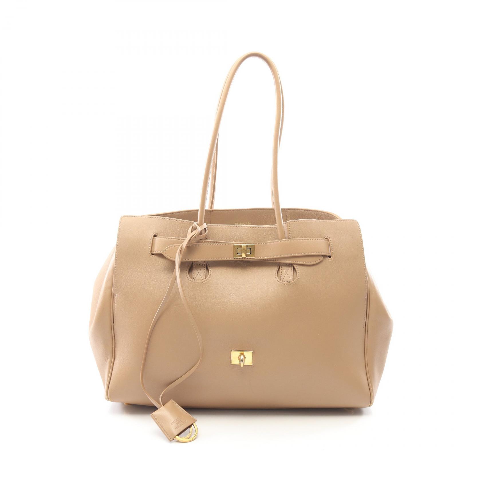 バレンシアガ BALENCIAGA Bel Air ルエア トートバッグ バッグ レザー ベージュ系 805481 【中古】｜RECLO（リクロ）店