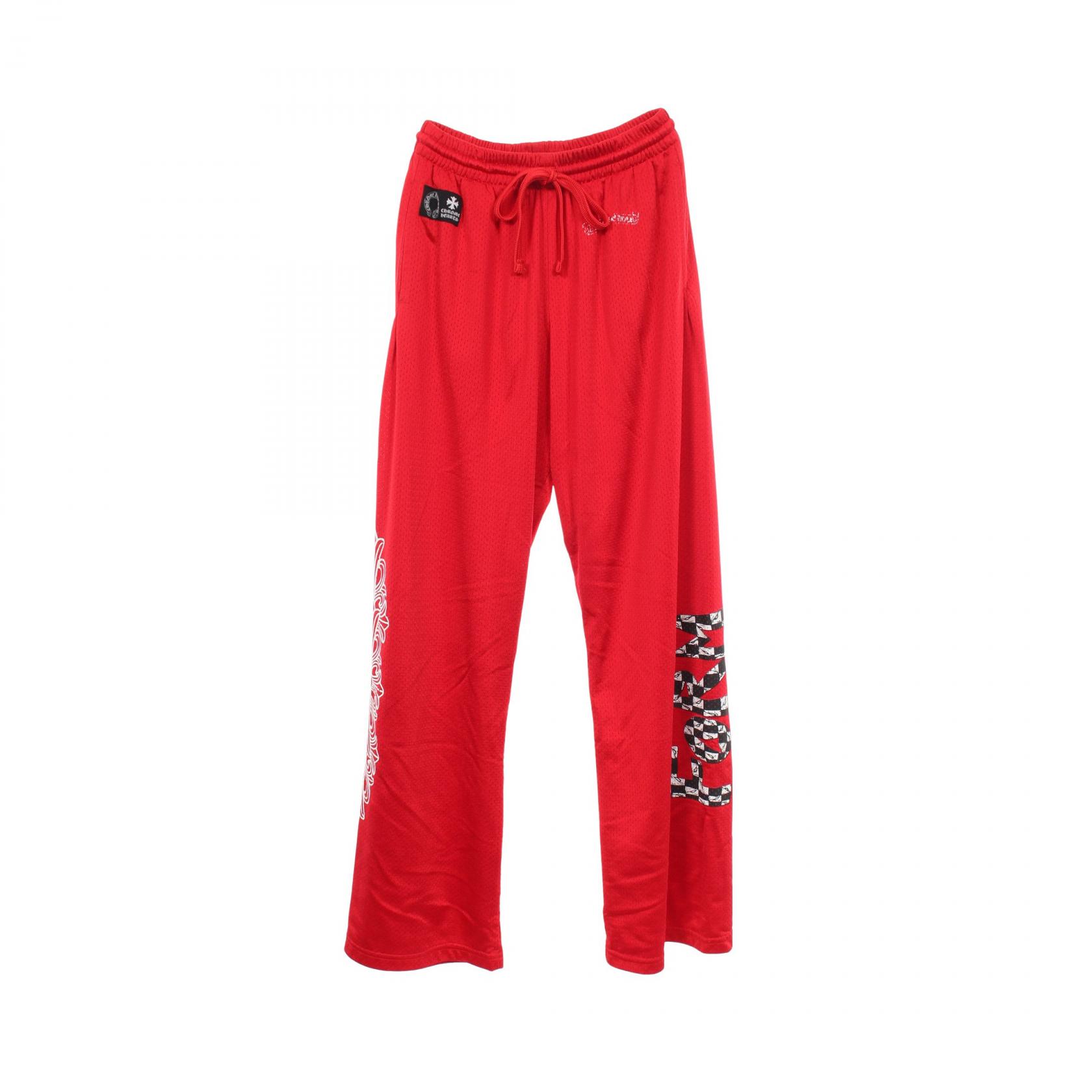 【10%OFFクーポン 7/21 10時~7/26 9:59】クロムハーツ CHROME HEARTS Chrome Hearts × MATTY BOY PPO 99 FORM フローラルクロス メッシュパンツ パンツ 衣料品 ボトムス ナイロン レッド系 【中古】|RECLO(リクロ)店