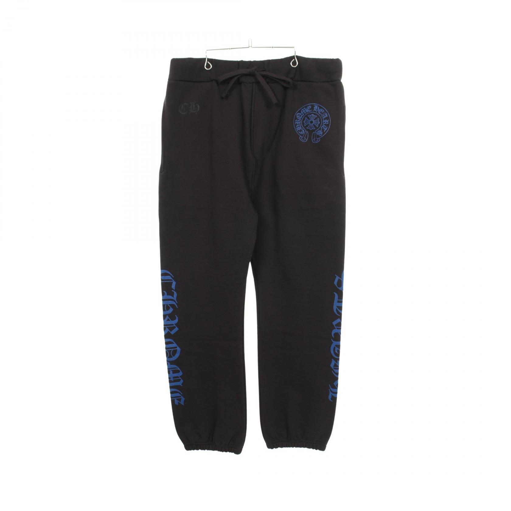 クロムハーツ CHROME HEARTS ホースシュー CHプラス オールドイングリッシュ パンツ 衣料品 ボトムス コットン ブラック系 / ブルー系 【中古】|RECLO(リクロ)店