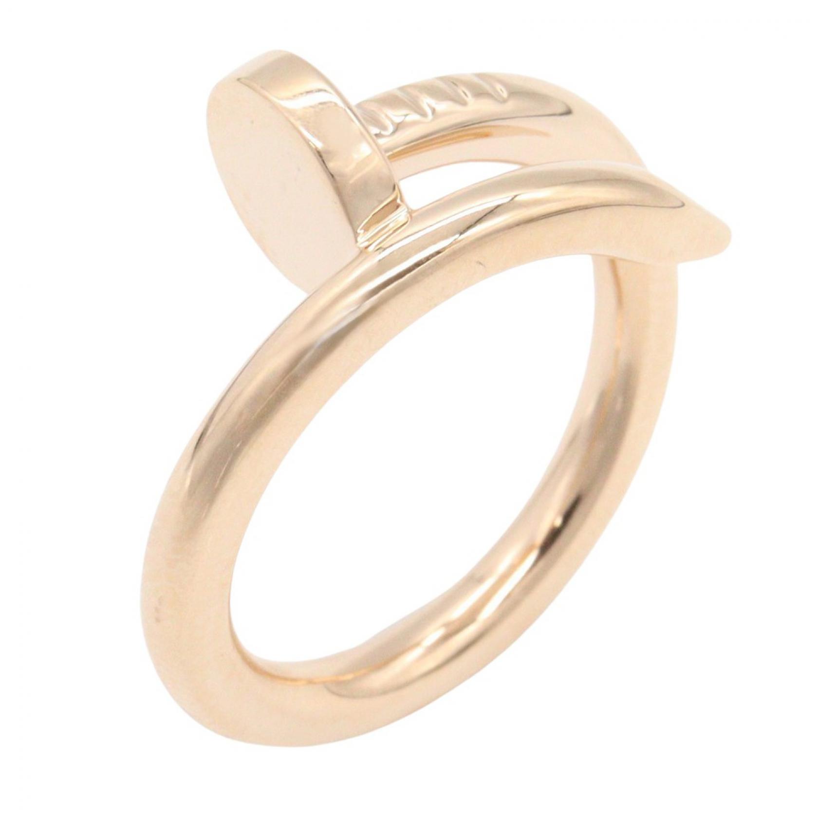 【10%OFFクーポン 7/21 10時～7/26 9:59】カルティエ CARTIER ジュストアンクル リング リング・指輪 ジュエリー K18PG（ピンクゴールド） ゴールド系 【中古】｜RECLO（リクロ）店 214,500円