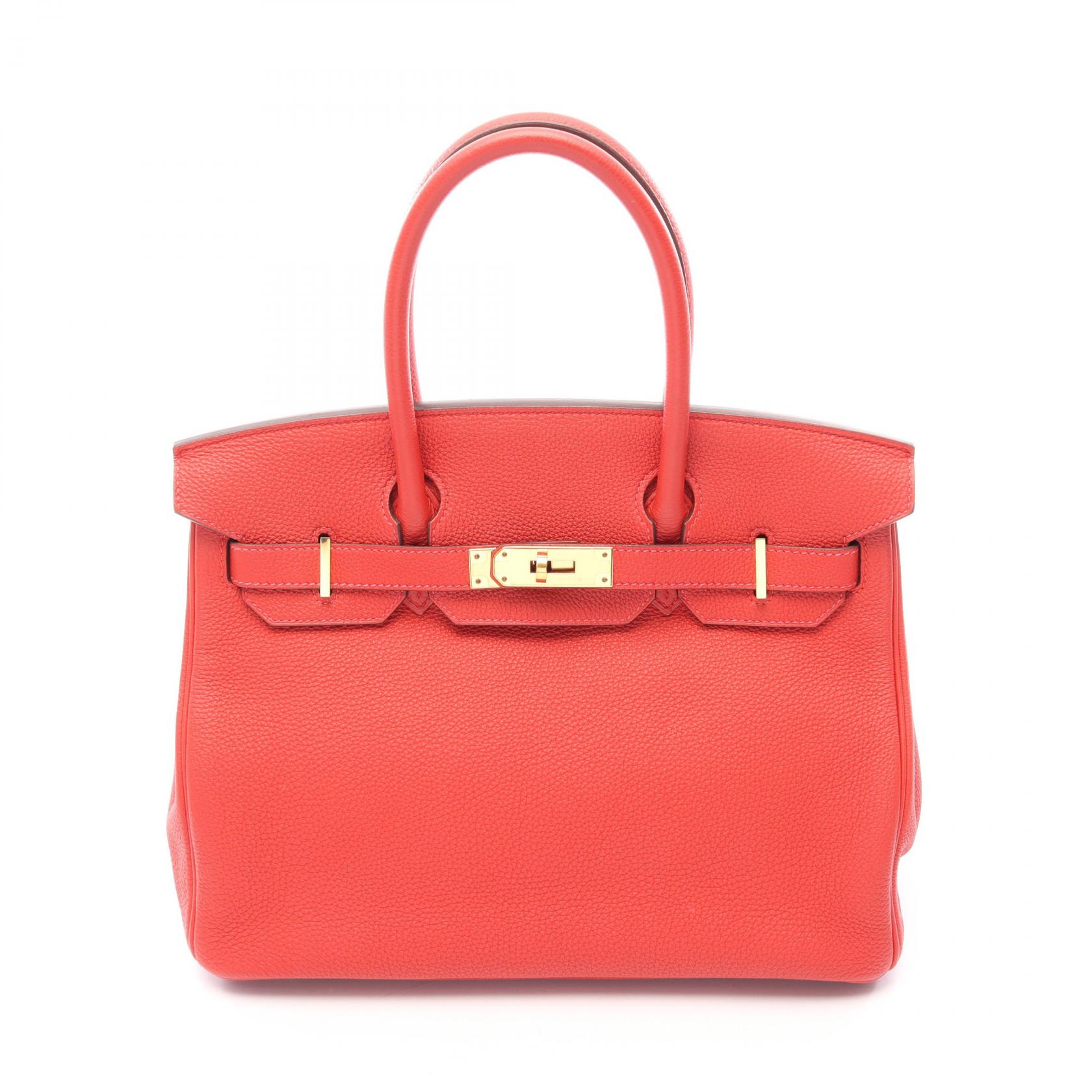 エルメス HERMES バーキン30 ルージュトマト ハンドバッグ バッグ トゴ トゴ レッド系 【中古】|RECLO(リクロ)店