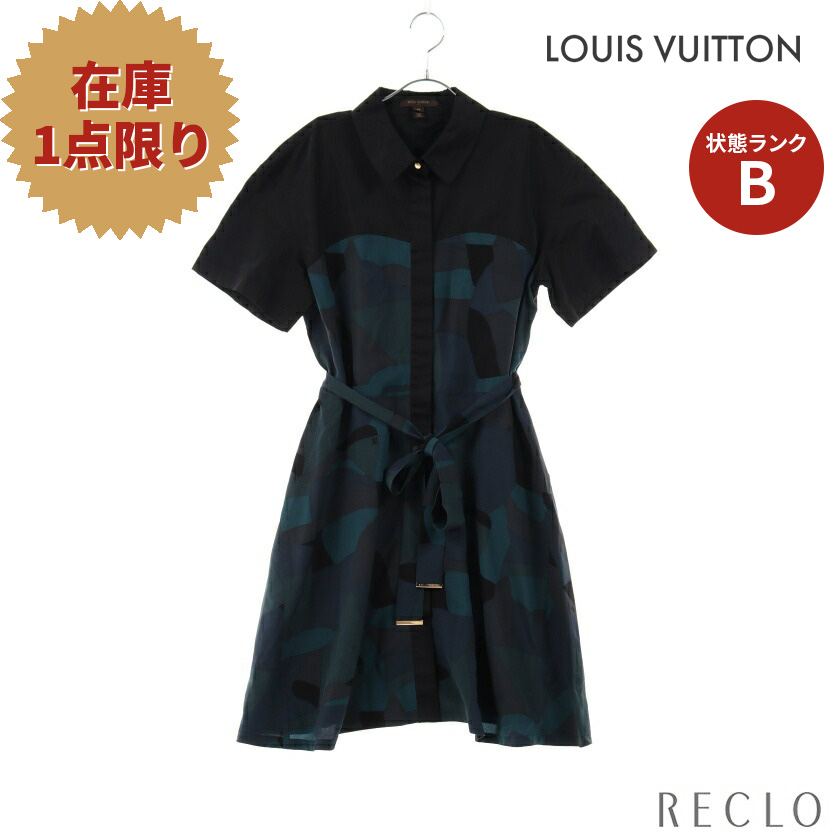 SALE／61%OFF】 ルイ ヴィトン LOUIS VUITTON シャツワンピース シルク