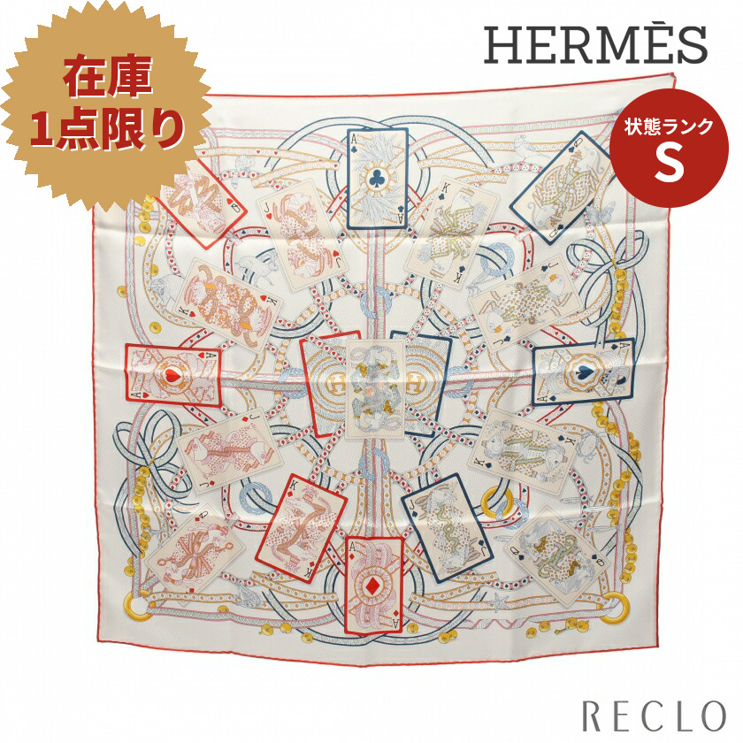 楽天市場】エルメス HERMES カレ90 joyaux de LETE スカーフ シルク 