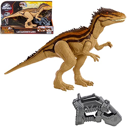 マテル ジュラシックワールド(JURASSIC WORLD) メガ デストロイヤーズ カルカロドントサウルス 【4歳~】【全長:36cm】 HBX39 ブラウン