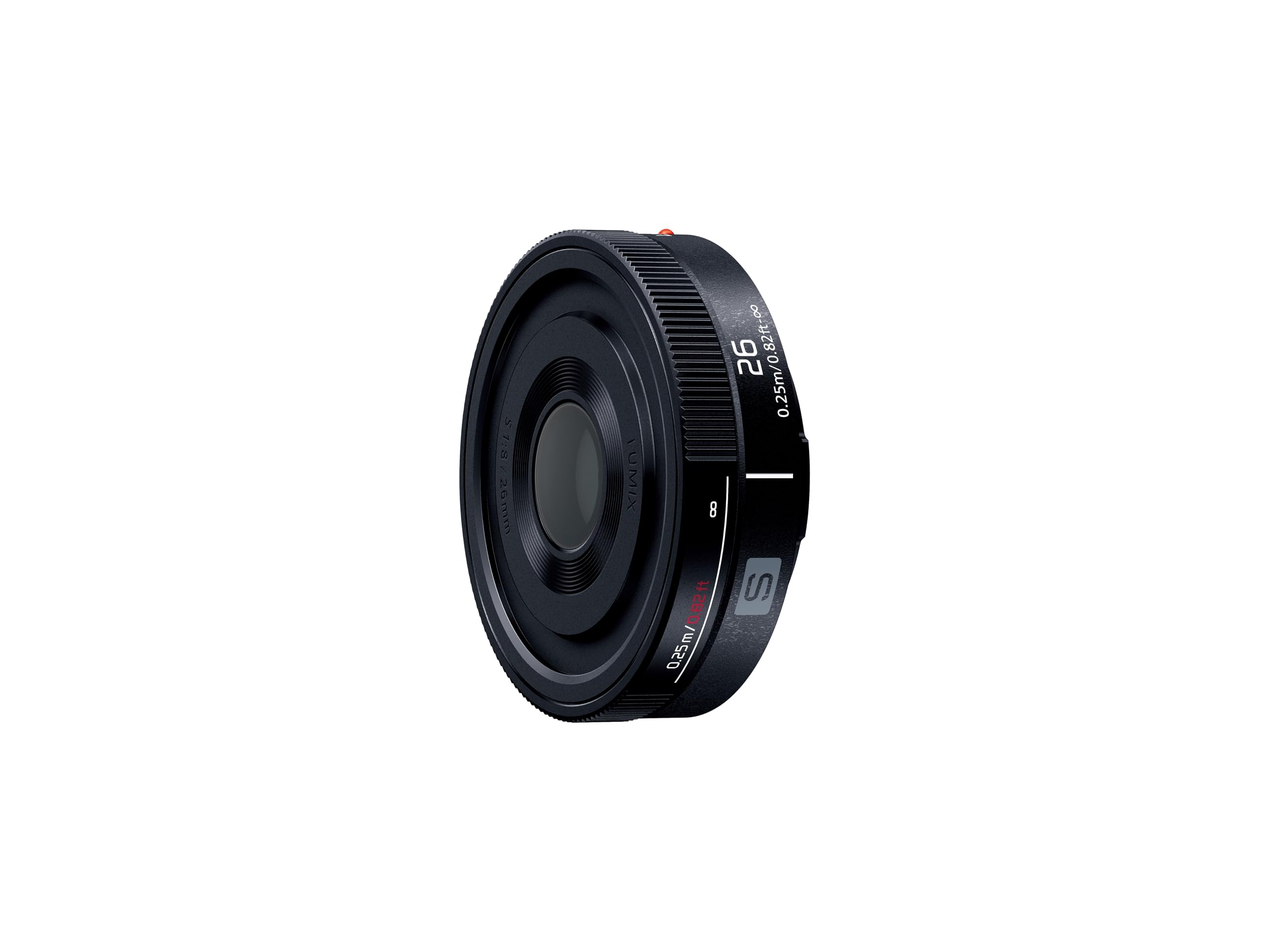 パナソニック(Panasonic) 単焦点 レンズ フルサイズ ミラーレス一眼 Lマウントシステム用 ルミックス LUMIX S 26mm F8 ブラック S-R26