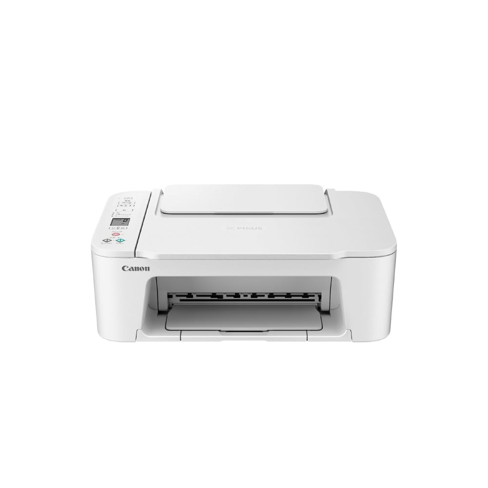 キヤノン Canon 印刷機 A4 インクジェット練り合わせる機 TS3730 WHITE Wi-Fi相応う テレ細工物 相応うインキBCI-366/365つづき物 【2024年秋冬真似形】