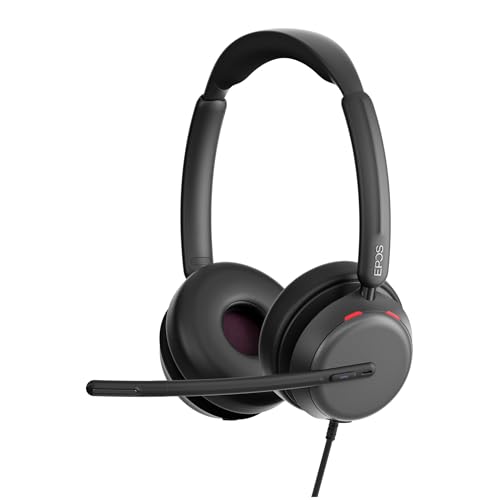 EPOS Impact 860T 開けはなし事務室向け USB-C 両耳頭顱書き割り Microsoft Teams公許ひな形