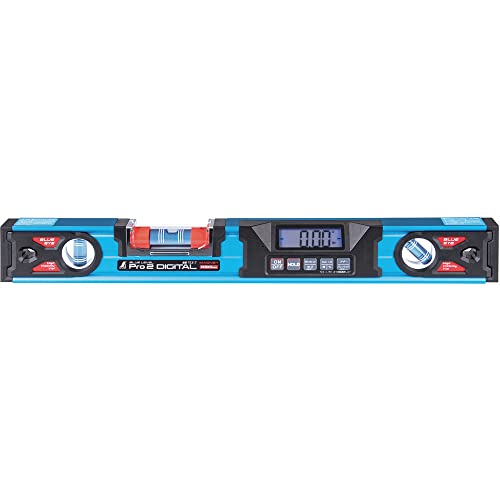 シンワ測定(Shinwa Sokutei) ブルーレベル Pro2 450mm 防塵防水のデジタル水平器 マグネット付 75317