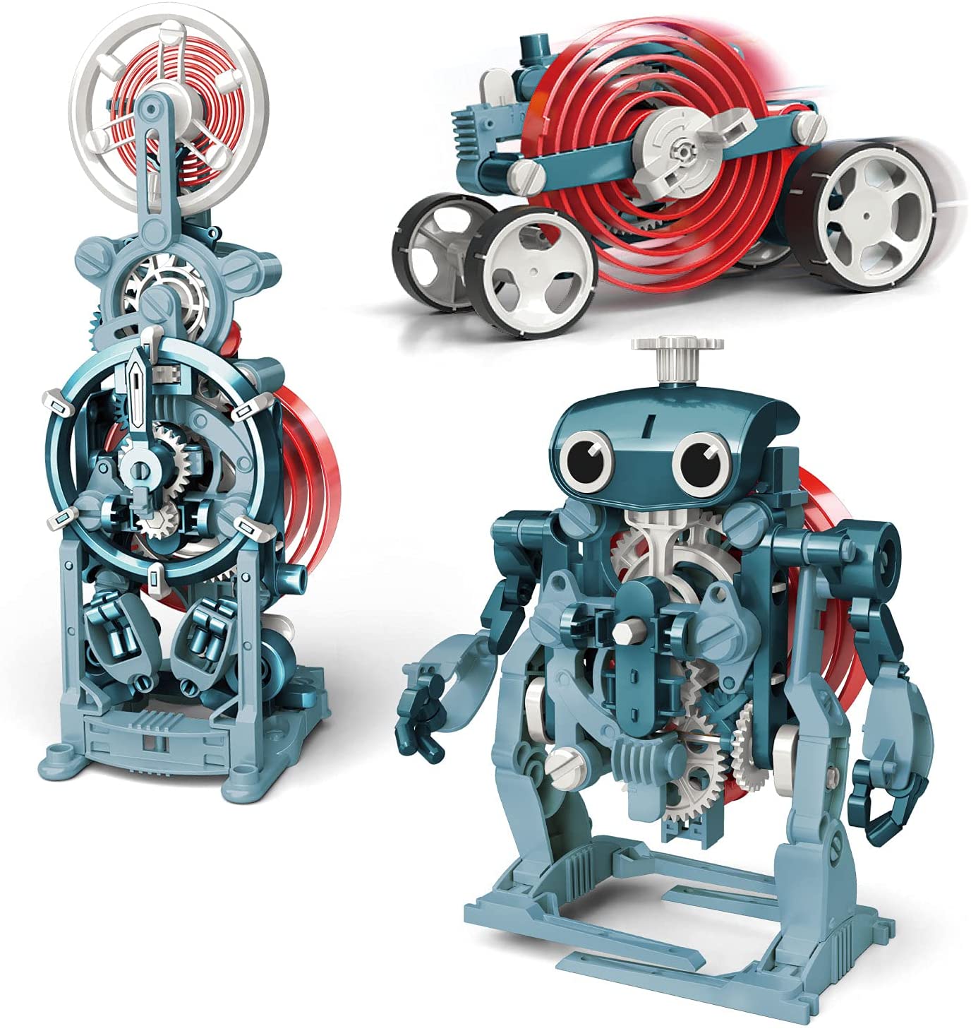 楽天市場】ゼンマイ仕掛けの組み立てロボット ロボタイミー おもちゃ