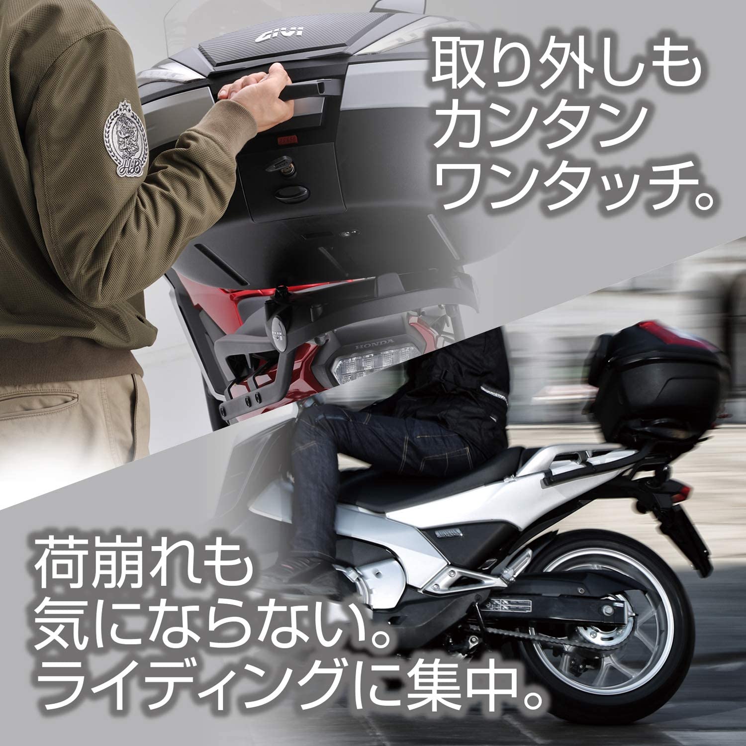 GIVI360NTDトップケース - アクセサリー