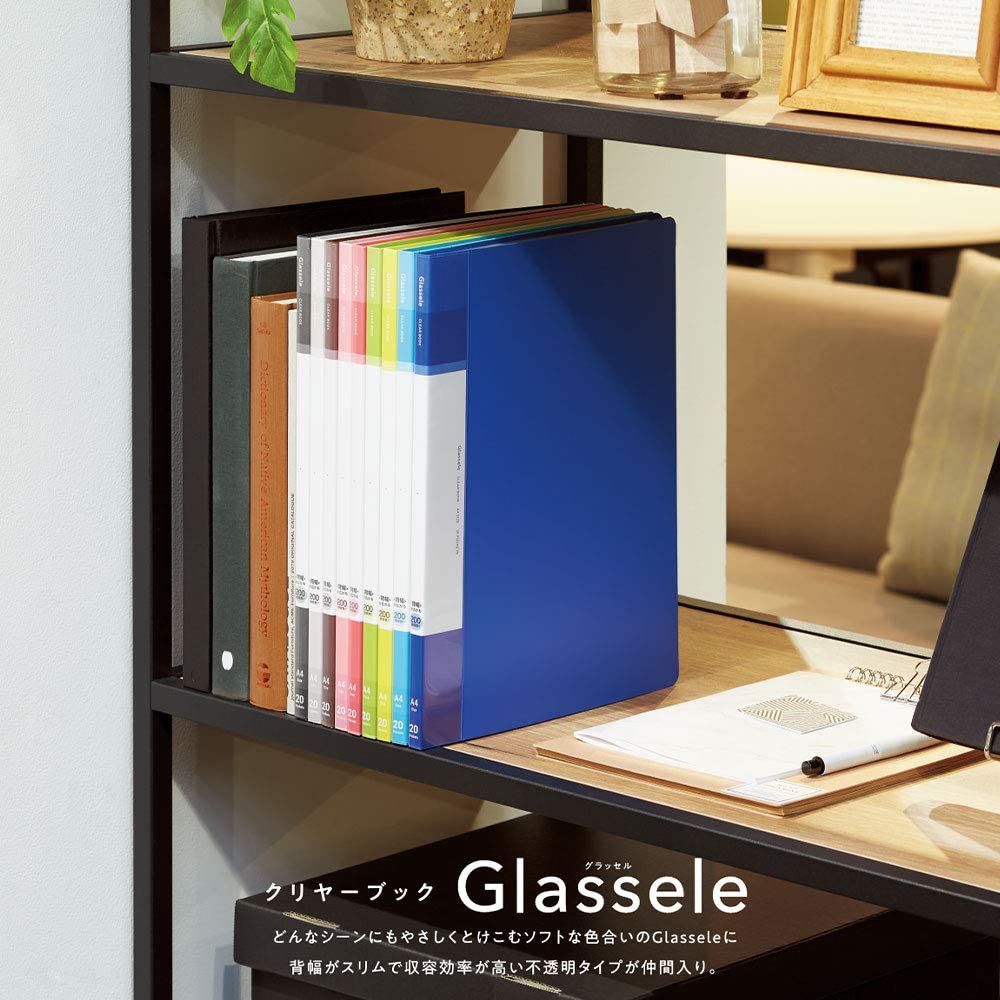 95%OFF!】 コクヨ クリヤーブック Ｇｌａｓｓｅｌｅ 背ポケットタイプ