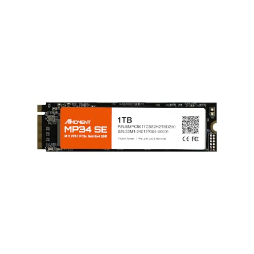 MMOMENT MP34 SE 1結核症 M.2 2280 PCIe Gen3x4 NVMe1.3 内蔵SSD (最大限度読み込む2100MB/s)