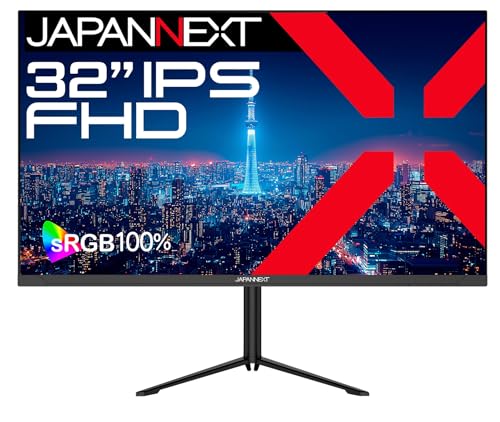 JAPANNEXT 32in IPSダイアログボックス積み上げる 盛りだくさん固定ディスク(1920x1080)解像力 液晶管する JN-IPS32F-HSPC6 HDMI DP USB Type-C(最大限度65W給電) HDR sRGB:100% 高さ合わせる 心棒(縦回転させる)相応う 【