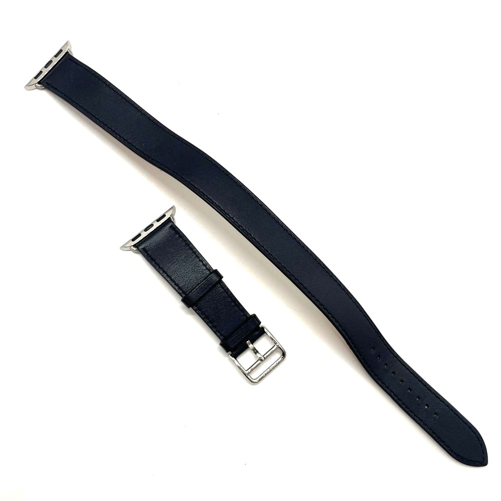 Applewatch☺︎エルメス☺︎グルメットドゥブルトゥール☺︎メタル&レザー Apple watch 41mm用 エルメス・グルメットメタル・ドゥブル