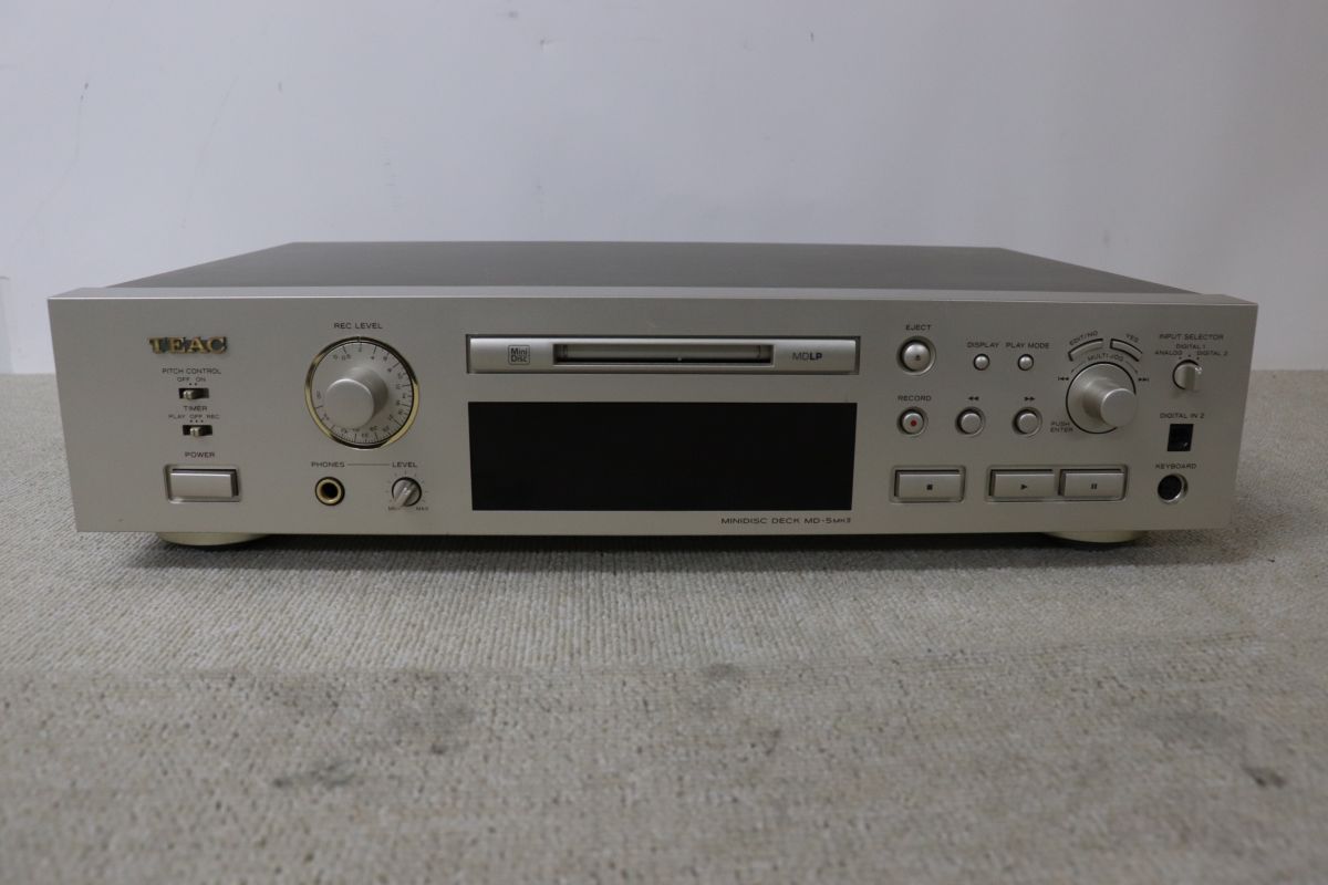 【中古】Teac ティアック MD-5MKII MDリコーダー /4500