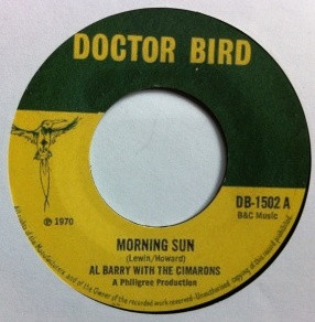 【中古】7” Al Barry, The Cimarons / The M Morning Sun / Over And Over DB1502 Doctor Bird /00080|レコードシティ 店