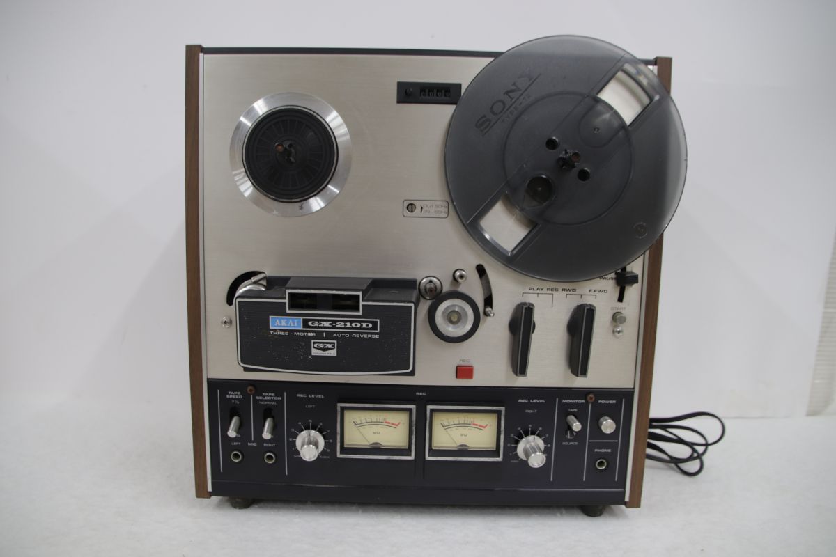 【中古】Akai アカイ GX-210D Open Reel 開けっ広げ木管 /15400