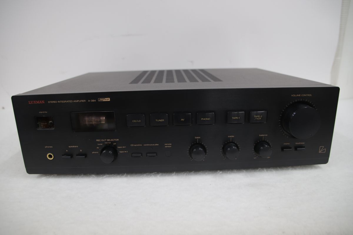 【中古】Luxman ラックスマン Integrated Amplifier A-384 プリメインアンプ /10000