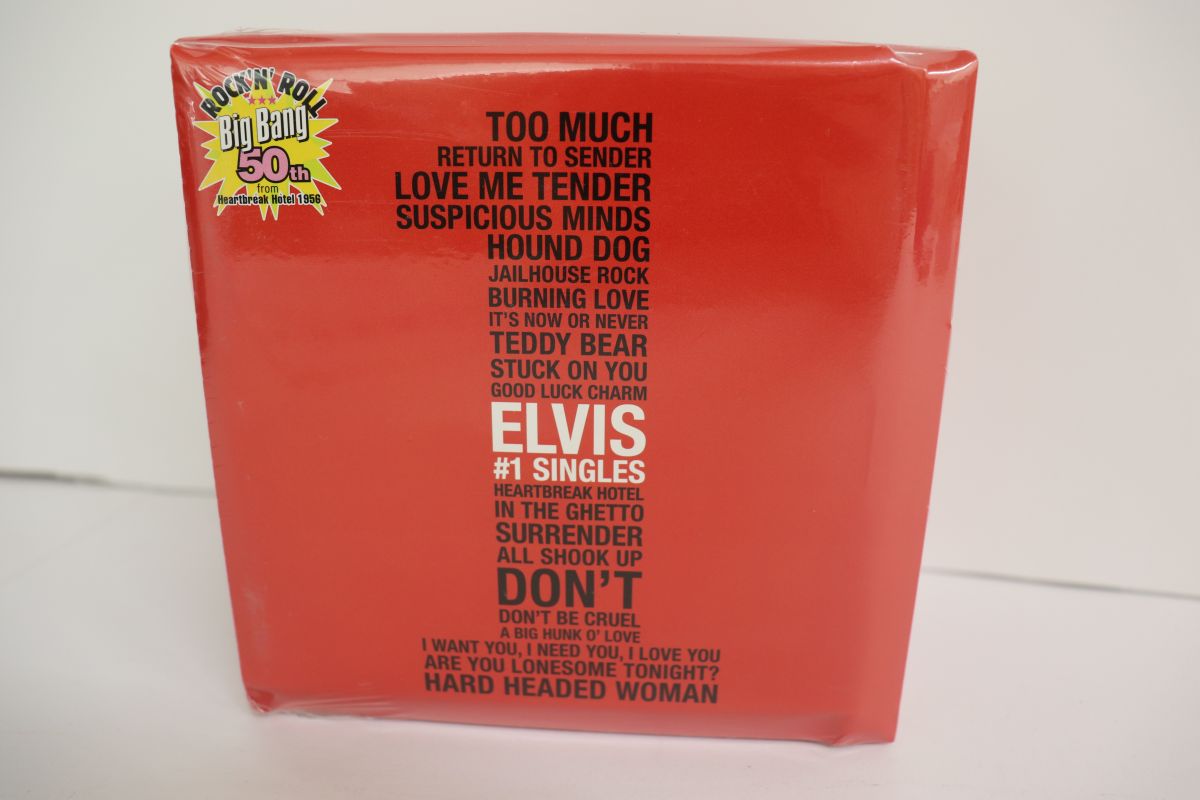 【新品】20CD エルヴィス・プレスリー エルヴィスusナンバーワン・シングル・ボックス = 18 U BVCZ3960120 RCA /00800｜RECORD CITY 店 9,609円