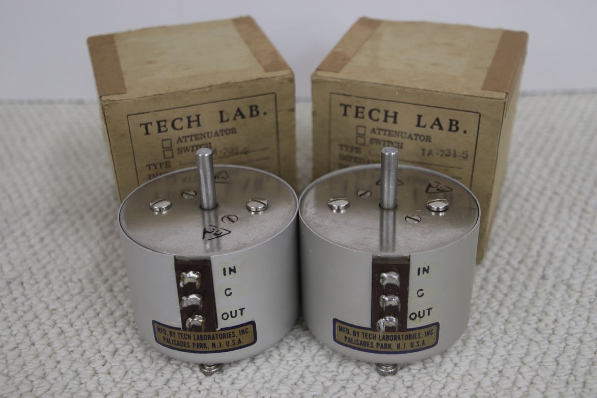 【中古】Tech.Lab テック科学研究所 TA-731.5 Attenuator アテネーター 2本書き割り /602
