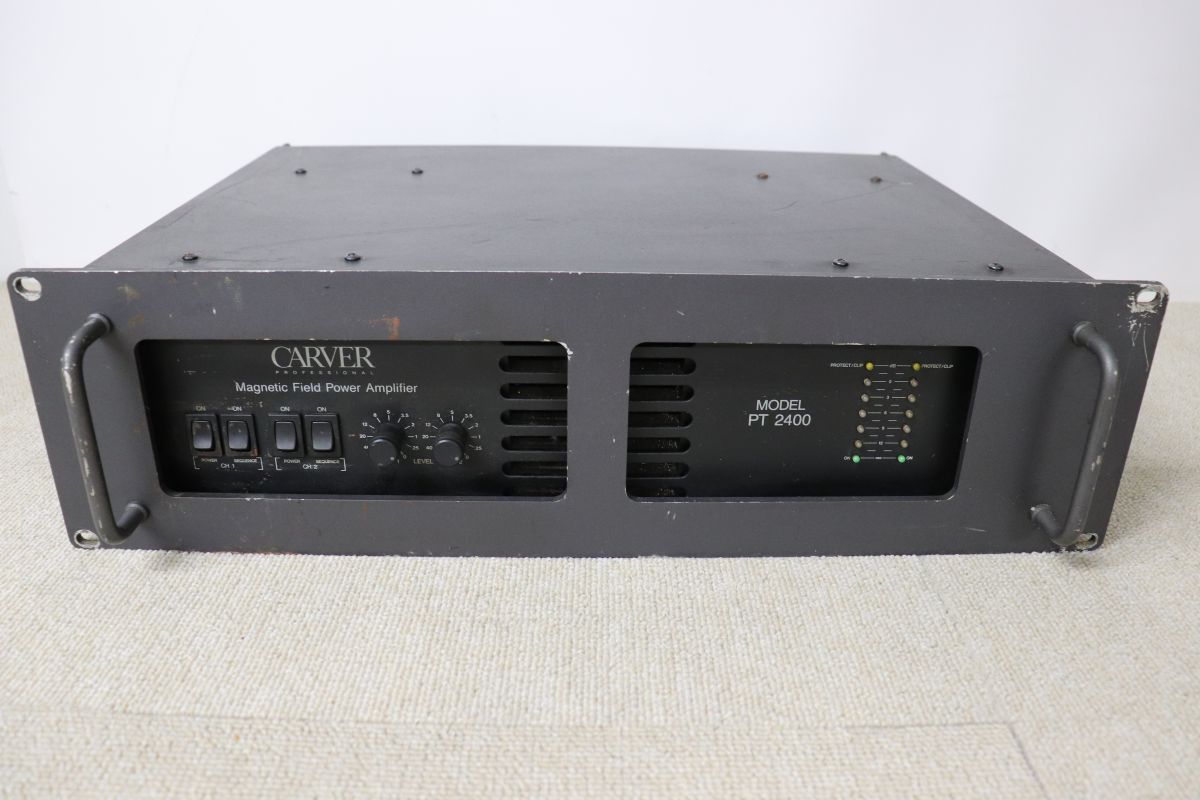 【中古】Carver カ－バ－ PT-2400 Stereo Power Amplifier ステレオパワーアンプ /21800