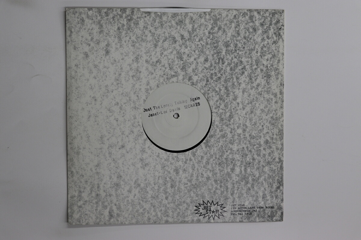 【中古】12&rdquo; Janet Lee Davis Just The Lonely Talking Again 12CAR25 NOT ON LABEL /00250｜RECORD CITY 店