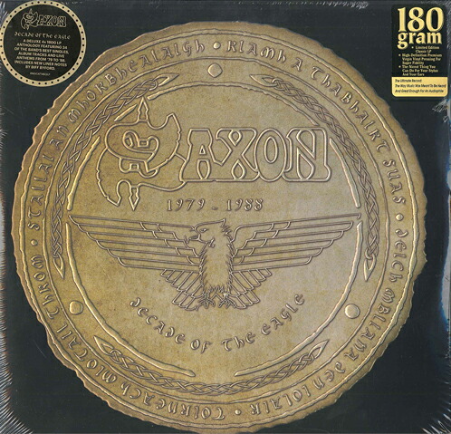 【新品】欧4discs LP Saxon Decade Of The Eagle: The Anthology 1979-1988 BMGCAT146QLP BMG, Union Square Mu 未開封 /01180｜RECORD CITY 店 8,461円