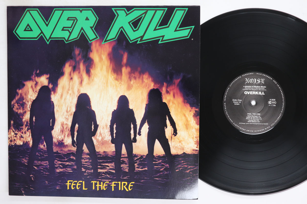 【中古】LP Overkill Feel The Fire N0035 NOISE INTERNATIONAL /00260｜RECORD CITY 店
