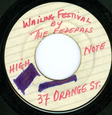 【中古】ジャマイカ7” Federals Wailing Festival / By The River NONE High Note /00080|RECORD CITY 店