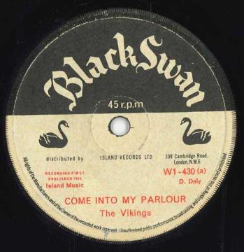 【中古】英7&rdquo; The Vikings (2) Come Into My Parlour / I Am In Love WI430 Black Swan /00050｜RECORD CITY 店