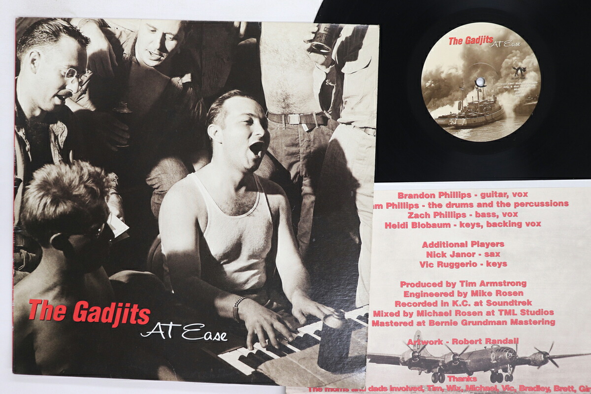 【中古】LP Gadjits At Ease 804011 HELLCAT /00260｜RECORD CITY 店