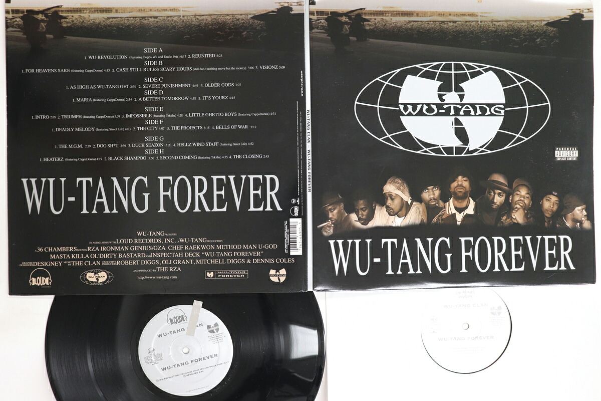 【中古】米4discs LP Wu-tang Clan Wu-tang Forever 07863669051 RCA /01000｜RECORD CITY 店