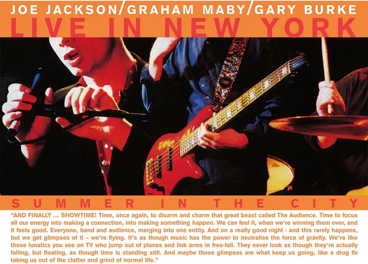 【新品】欧2LP Joe Jackson, Graham Maby / Gar Summer In The City - Live In New York (-180g, Orang MOVLP3033 MUSIC ON VINYL 未開封 /00660｜RECORD CITY 店