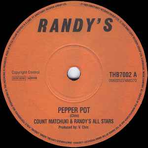 【中古】英7&rdquo; Count Machuki / Winston Samuel Pepper Pot / Lick It Back THB7002 Trojan Records /00080｜RECORD CITY 店